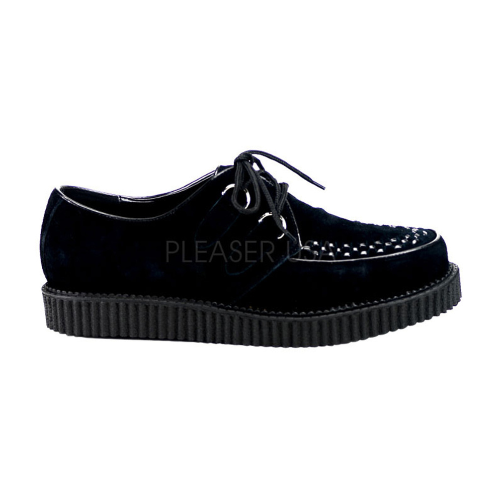 Mens Platform Lace Up Suede Creeper Shoes - Picture 1 of 5
